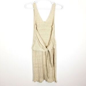 Free People | Dresses | Free People Gold Satin Dress | Poshmark